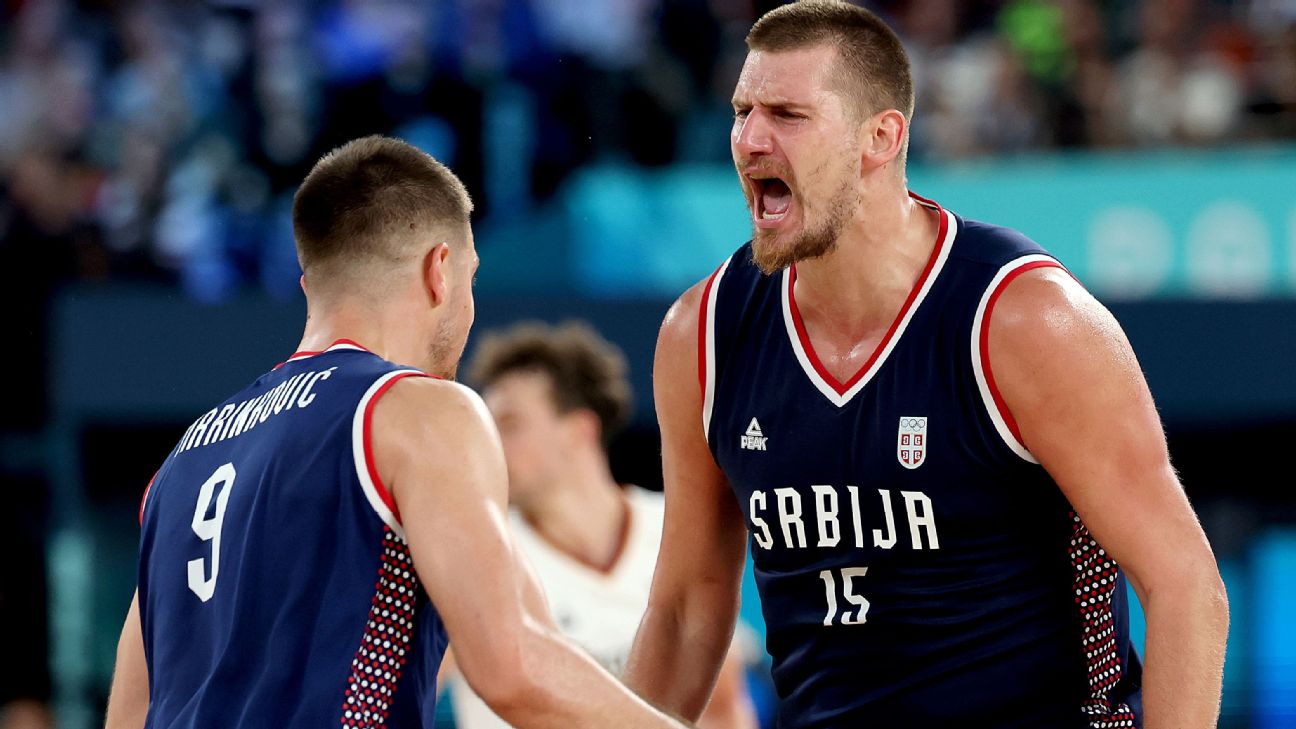 Jokic brilha com triplo-duplo e Sérvia conquista bronze olímpico