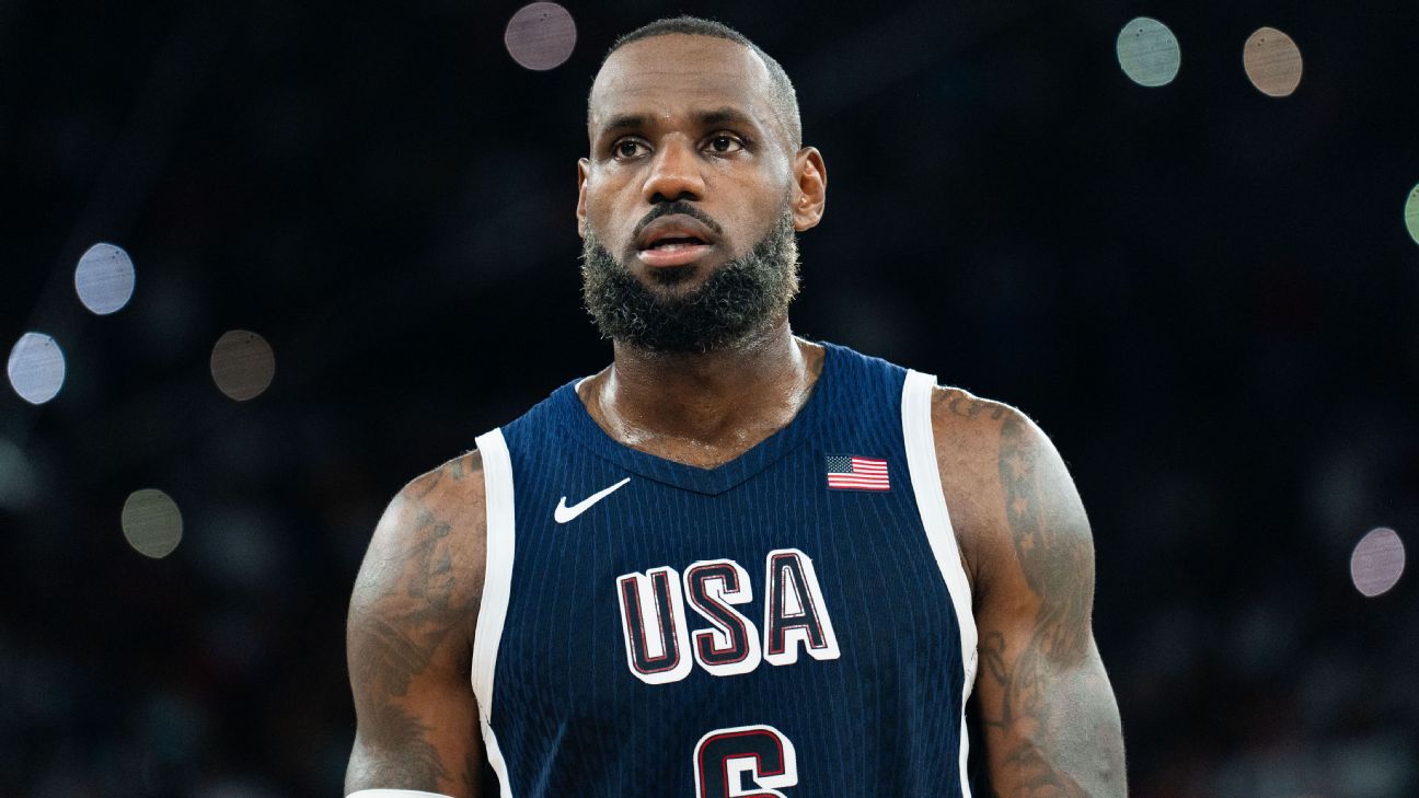 LeBron James descarta Olimpíadas de 2028, mas deixa esperança