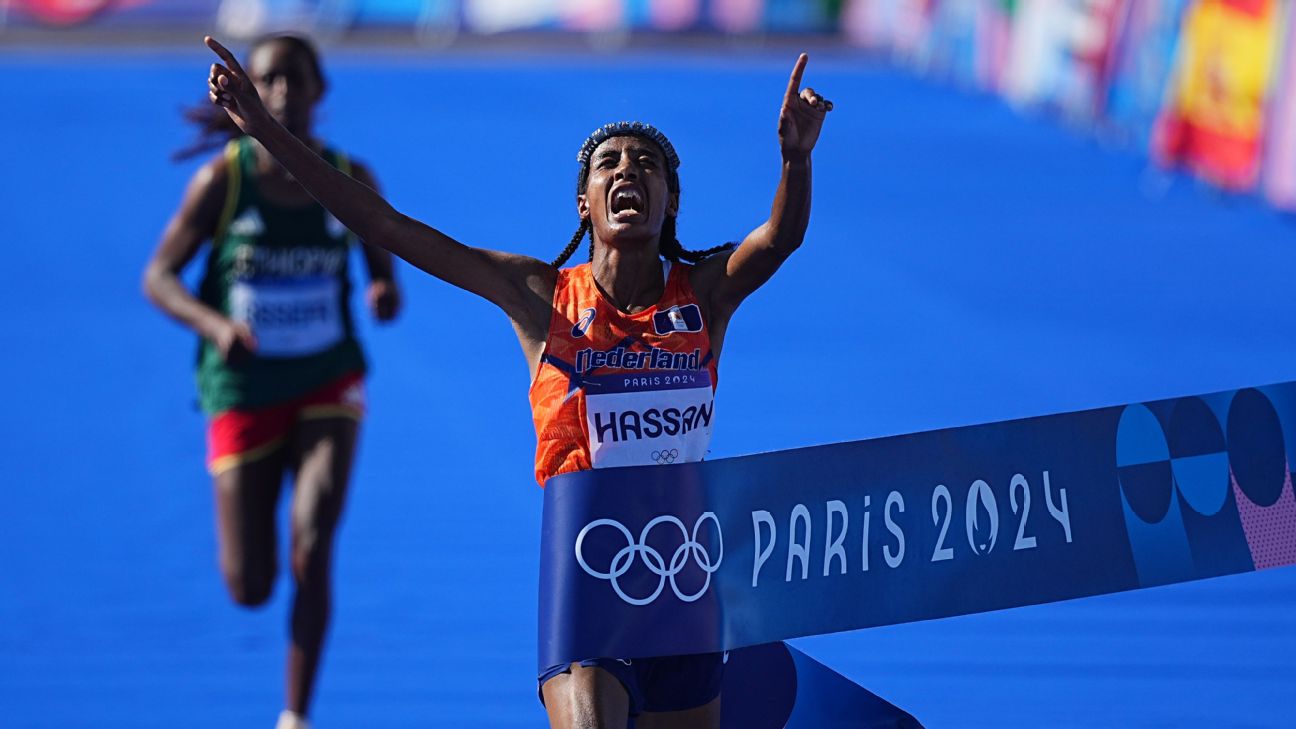 Sifan Hassan vence maratona e quebra recorde olímpico histórico