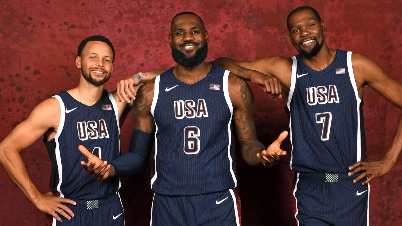 Time dos EUA para as Olimpíadas de 2028 no basquete: quem será?
