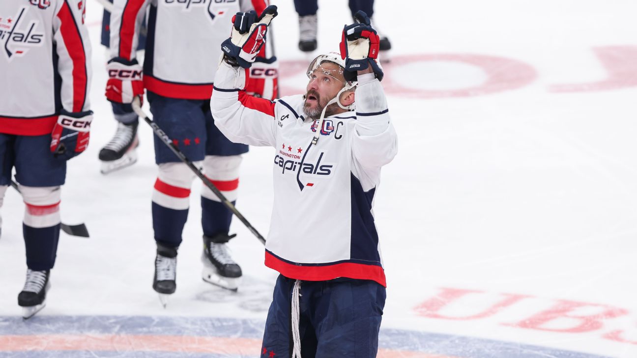 Ovechkin marca 895 gols e se torna o maior artilheiro da NHL