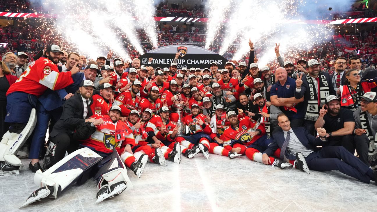 Florida Panthers conquista bicampeonato da Stanley Cup em 2025