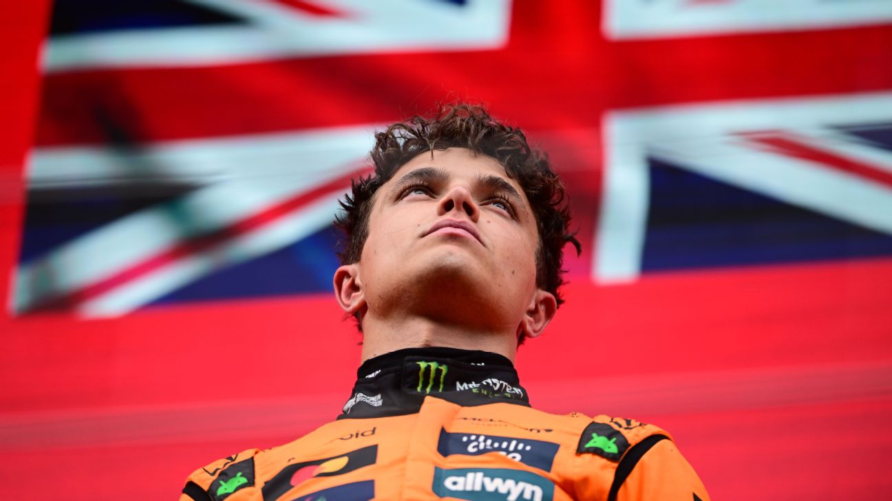 Norris perde posições e larga em 13º no GP da Bélgica de F1