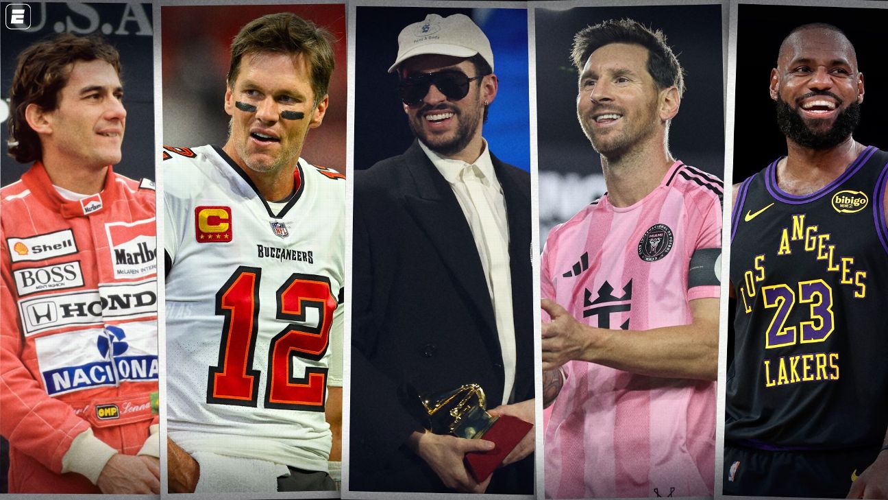 Bad Bunny e suas referências esportivas: de Brady a Senna