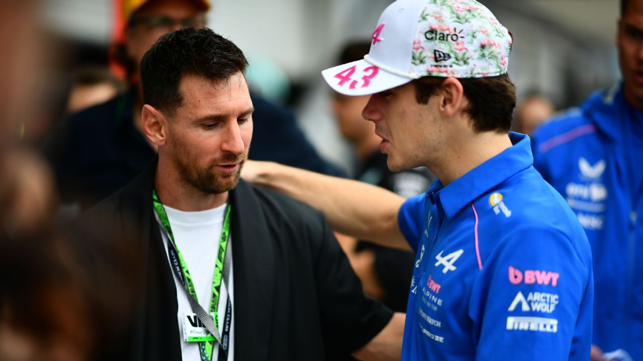 Messi elogia Colapinto após encontro no GP de Miami