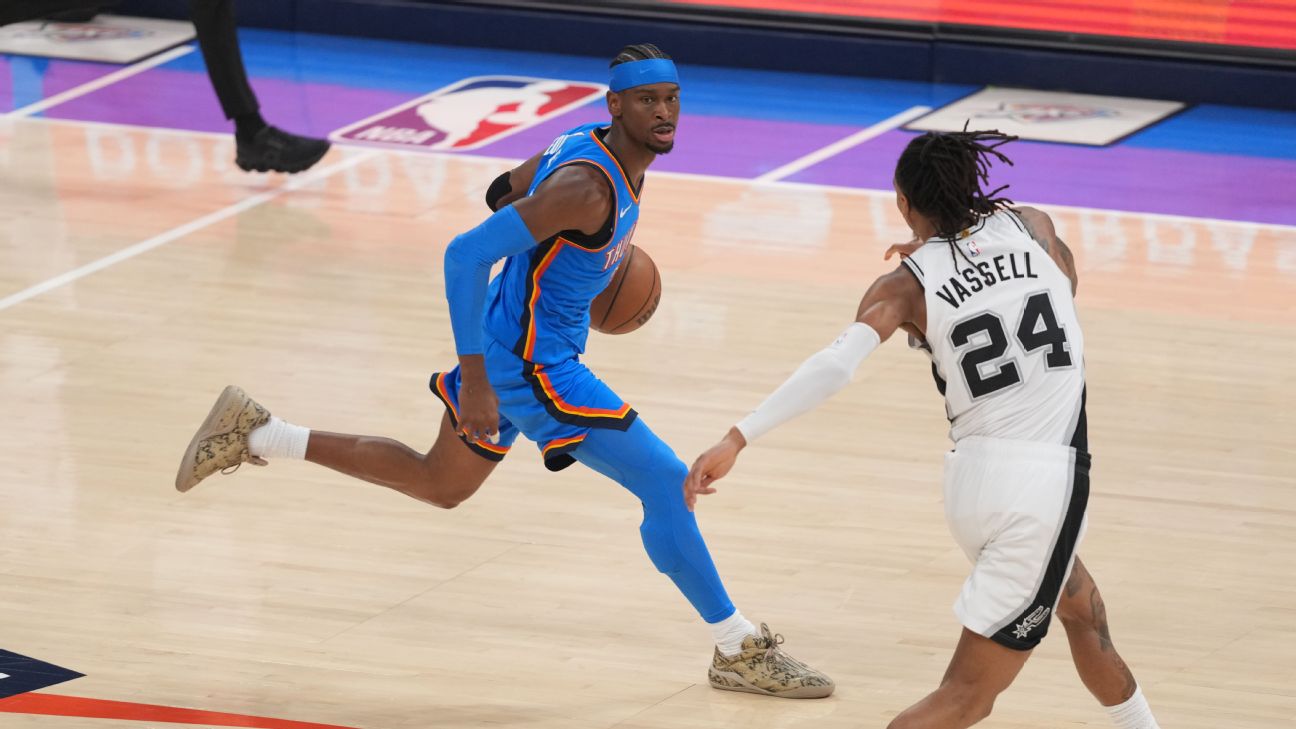 Thunder vence Spurs e empata semifinal do Oeste em 1 a 1