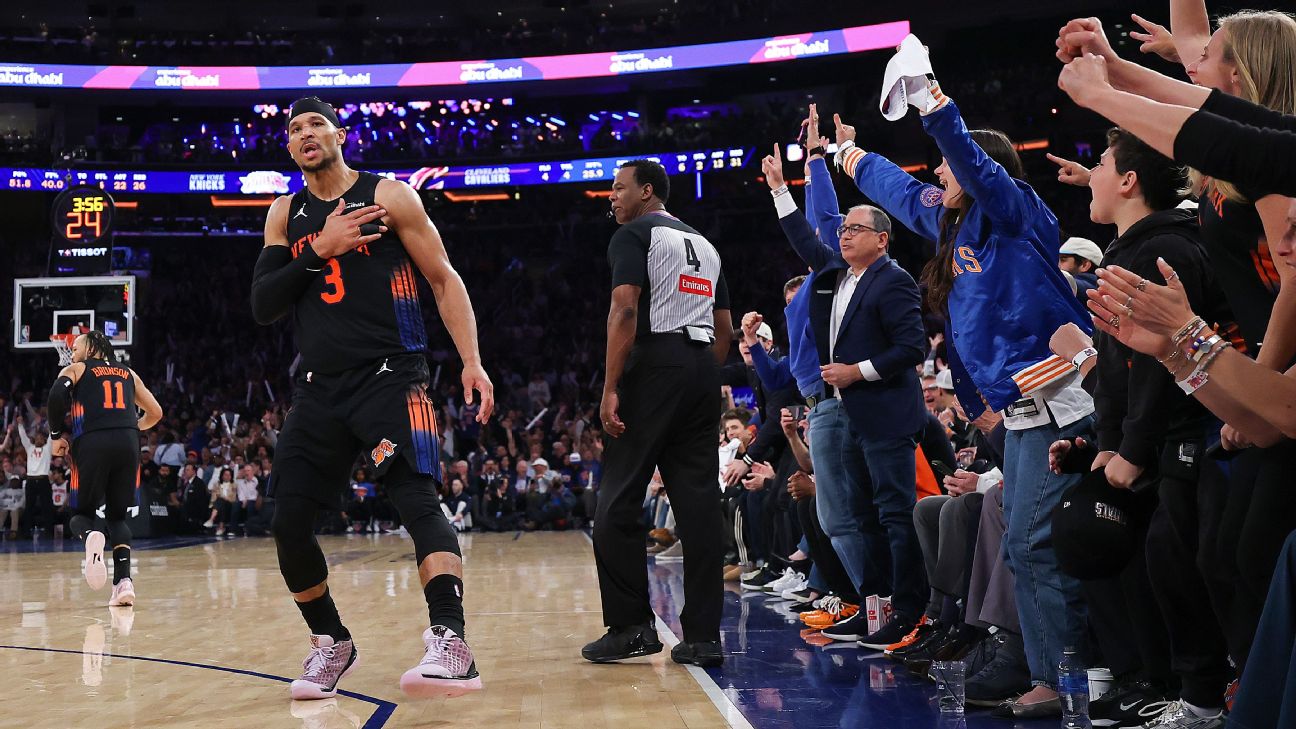 Knicks vencem Cavs no Madison e abrem 2 a 0 nas finais do Leste