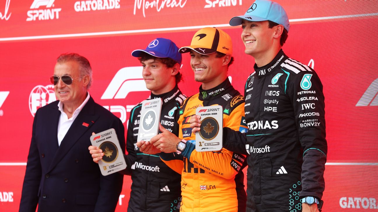 Classificação da F1 atualizada após vitória de George Russell