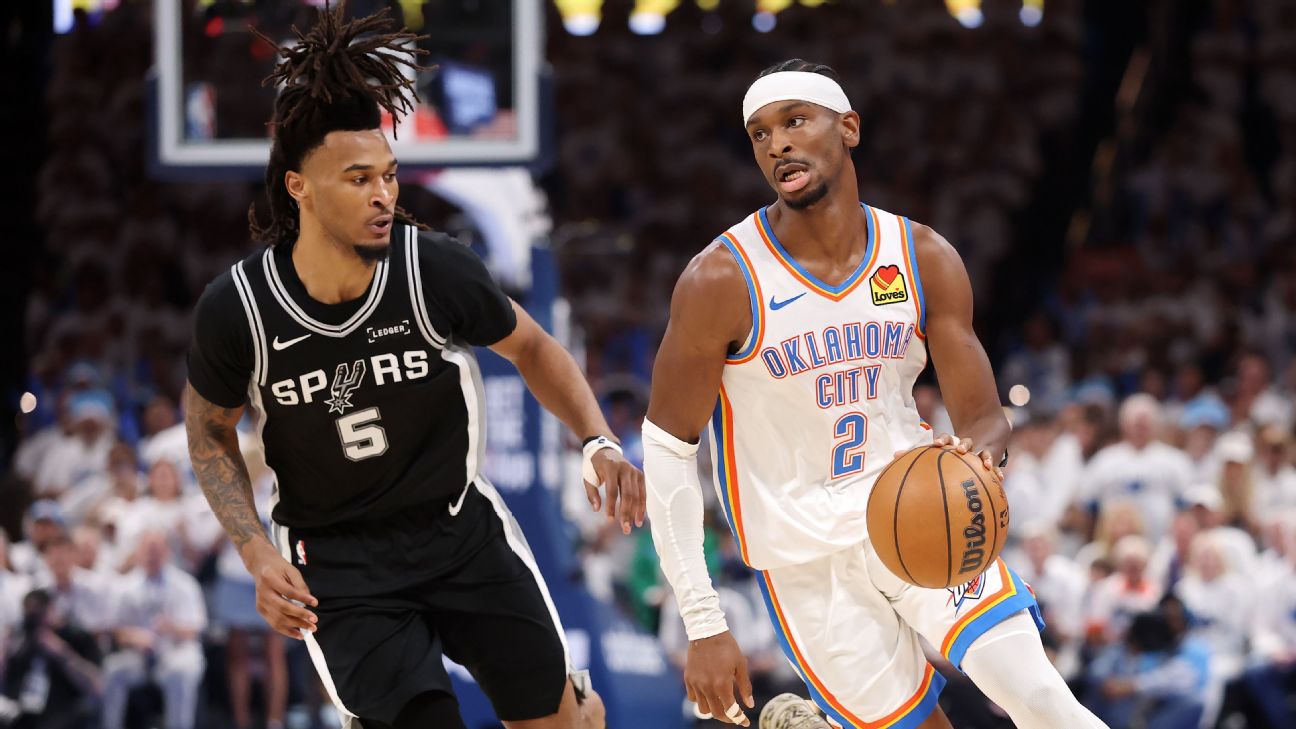 Thunder vence Spurs e se aproxima das Finais da NBA