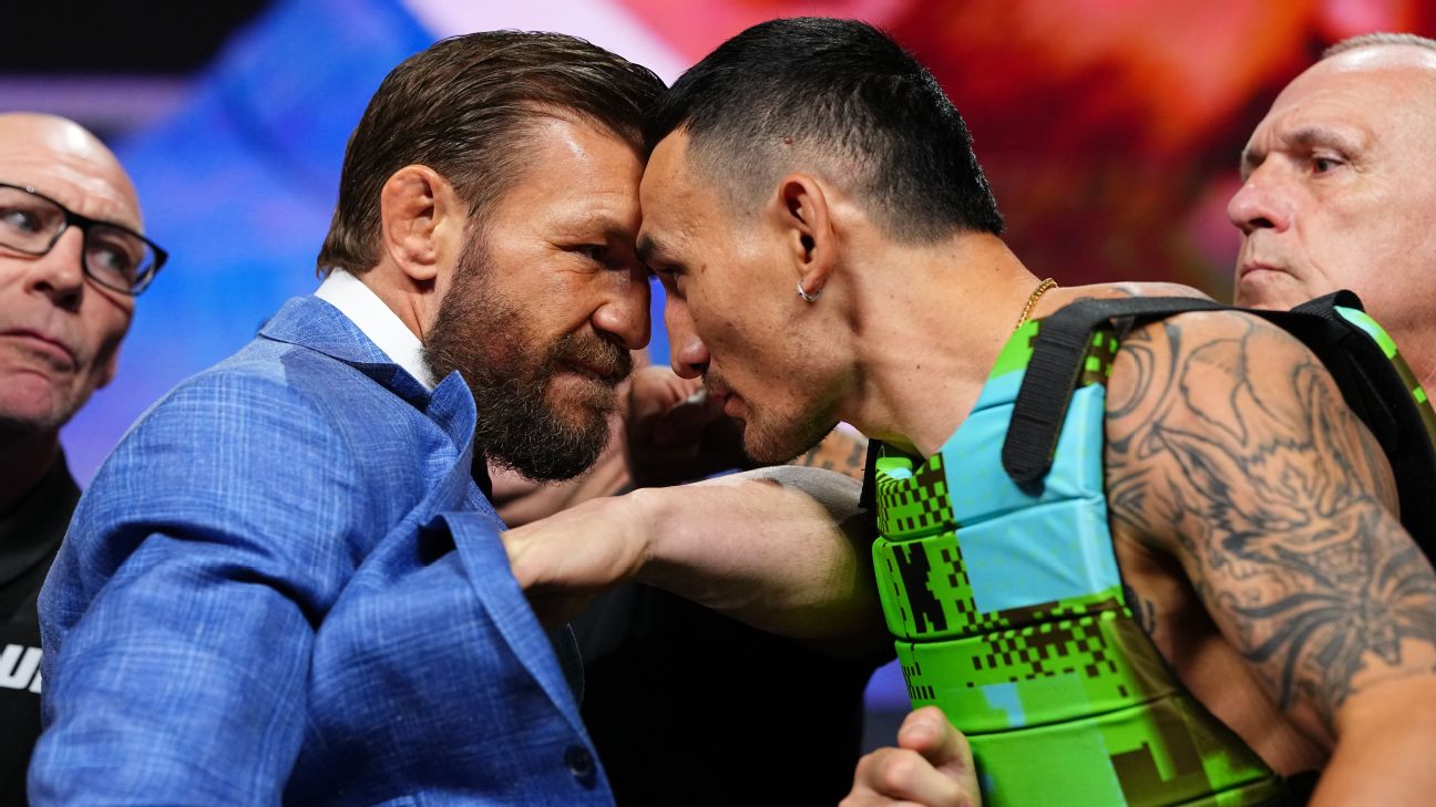 McGregor promete 'destruição' de Holloway em 10 segundos no UFC 329