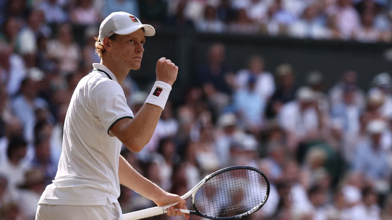 Sinner vence Djokovic e avança para a final de Wimbledon