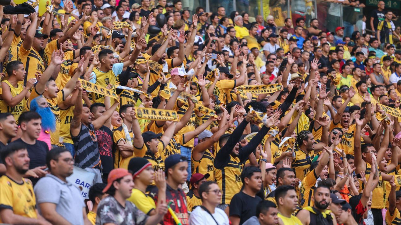 Torcida do Amazonas, em confronto pela Série C do Brasileirão
