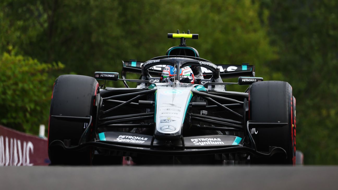 F1: Kimi Antonelli garante pole position no GP da Bélgica
