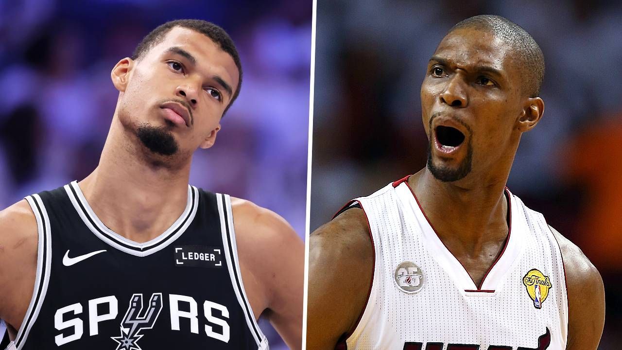 Chris Bosh aconselha Wembanyama: 'Tome seus remédios'