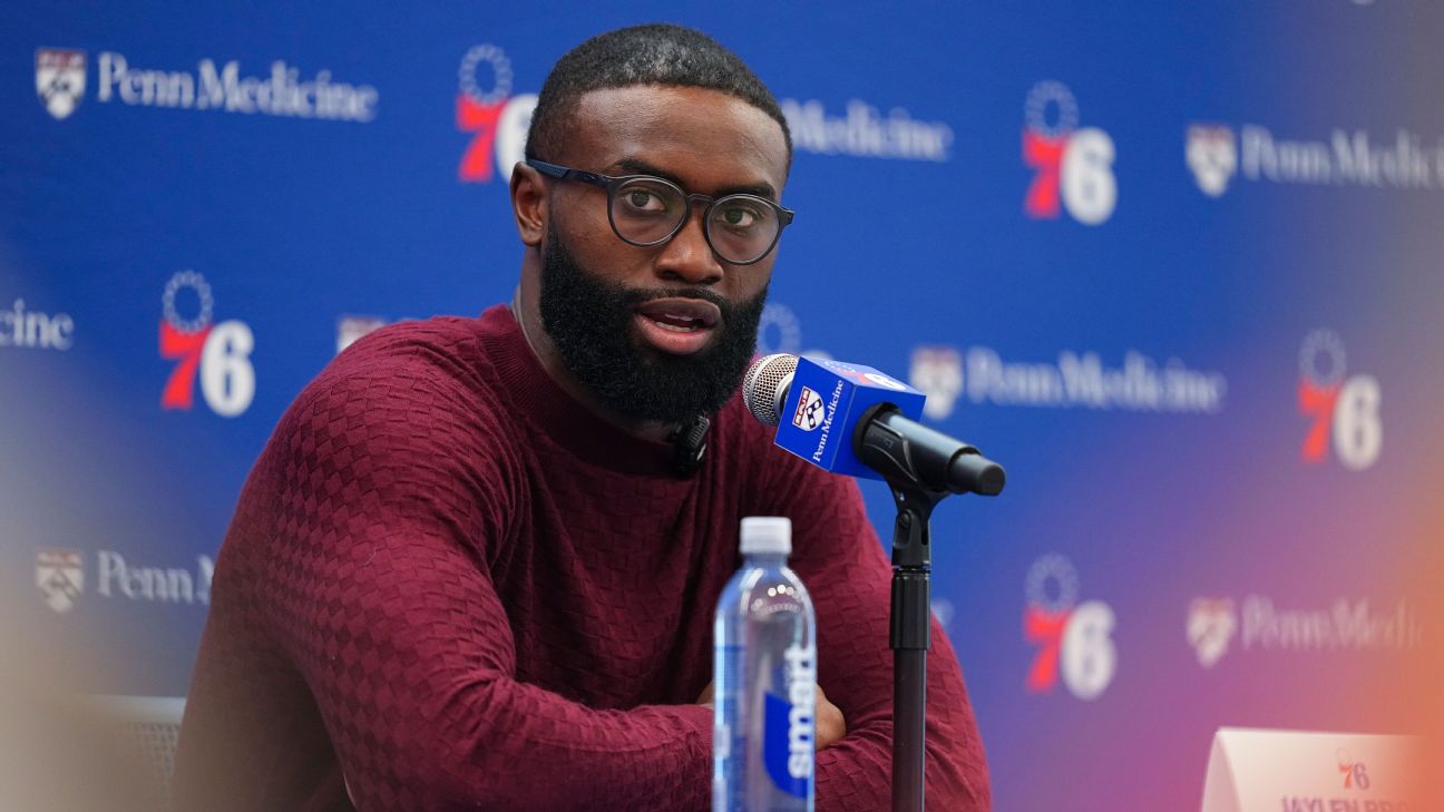 Jaylen Brown fala sobre troca para o Philadelphia 76ers