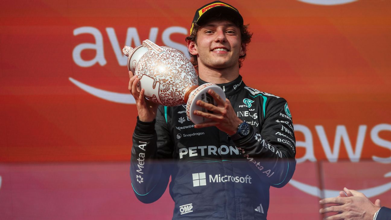 Kimi Antonelli pode se tornar o campeão mais jovem da F1
