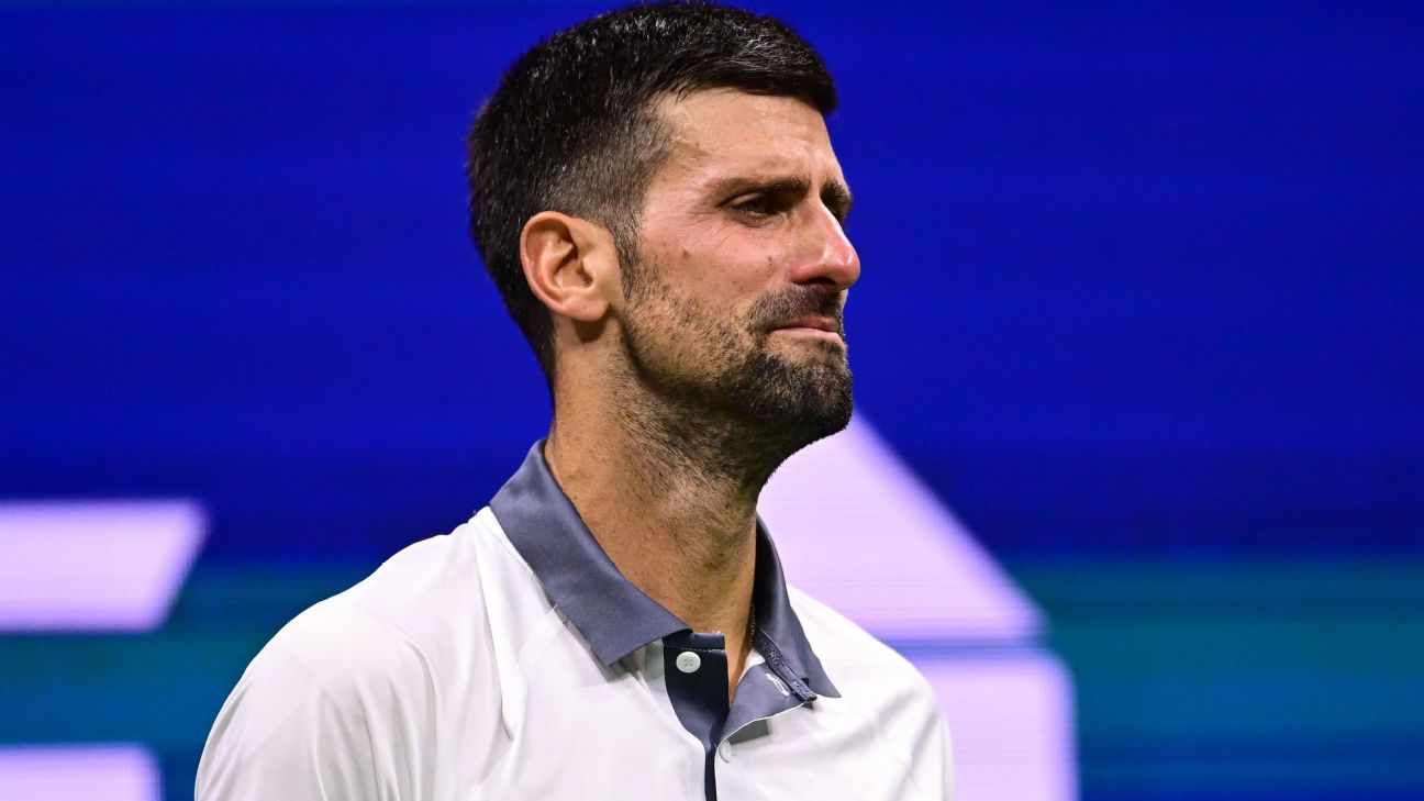 Djokovic desabafa sobre dores após eliminação no US Open