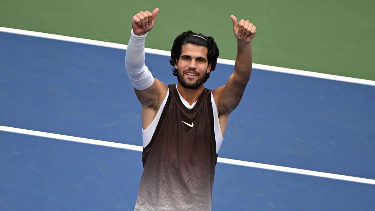 US Open: Alcaraz e confronto explosivo marcam oitavo dia