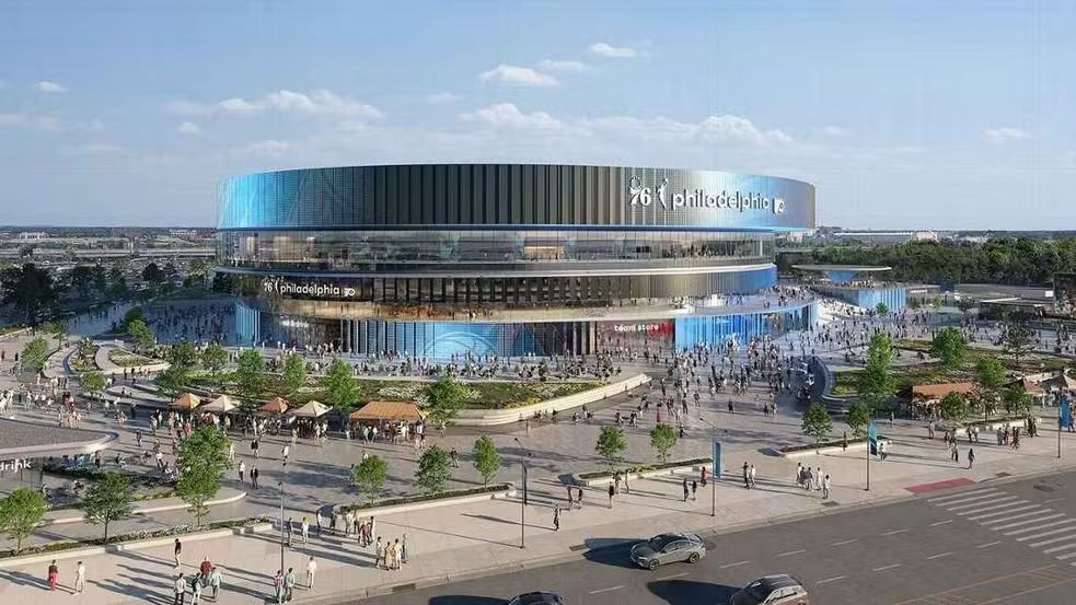 Nova arena dos 76ers promete R$ 30 bilhões em retorno econômico
