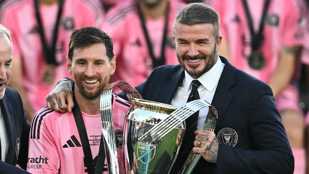 Beckham defende Messi como favorito à Bola de Ouro 2023