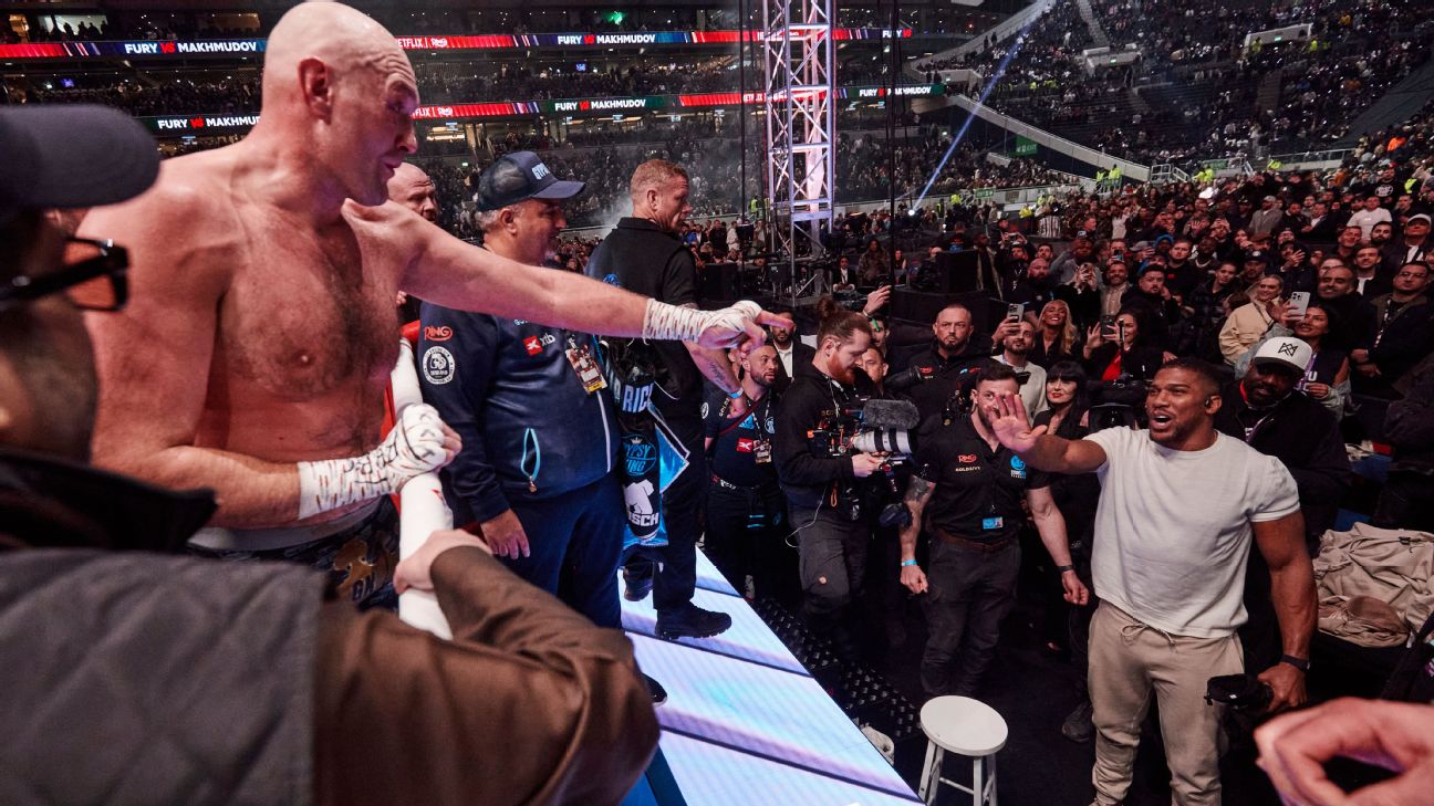 Fury e Joshua: Luta de Boxe Confirmada para 11 de Dezembro